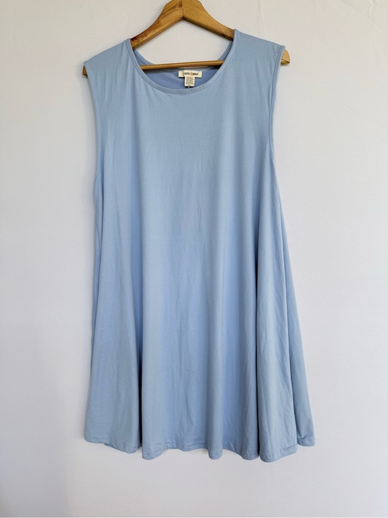 capella Dresses & Skirts - Capella Sky Blue Tunic Swing Dress Plus Size 1X NWOT - FREE JEWELRY GIFT!